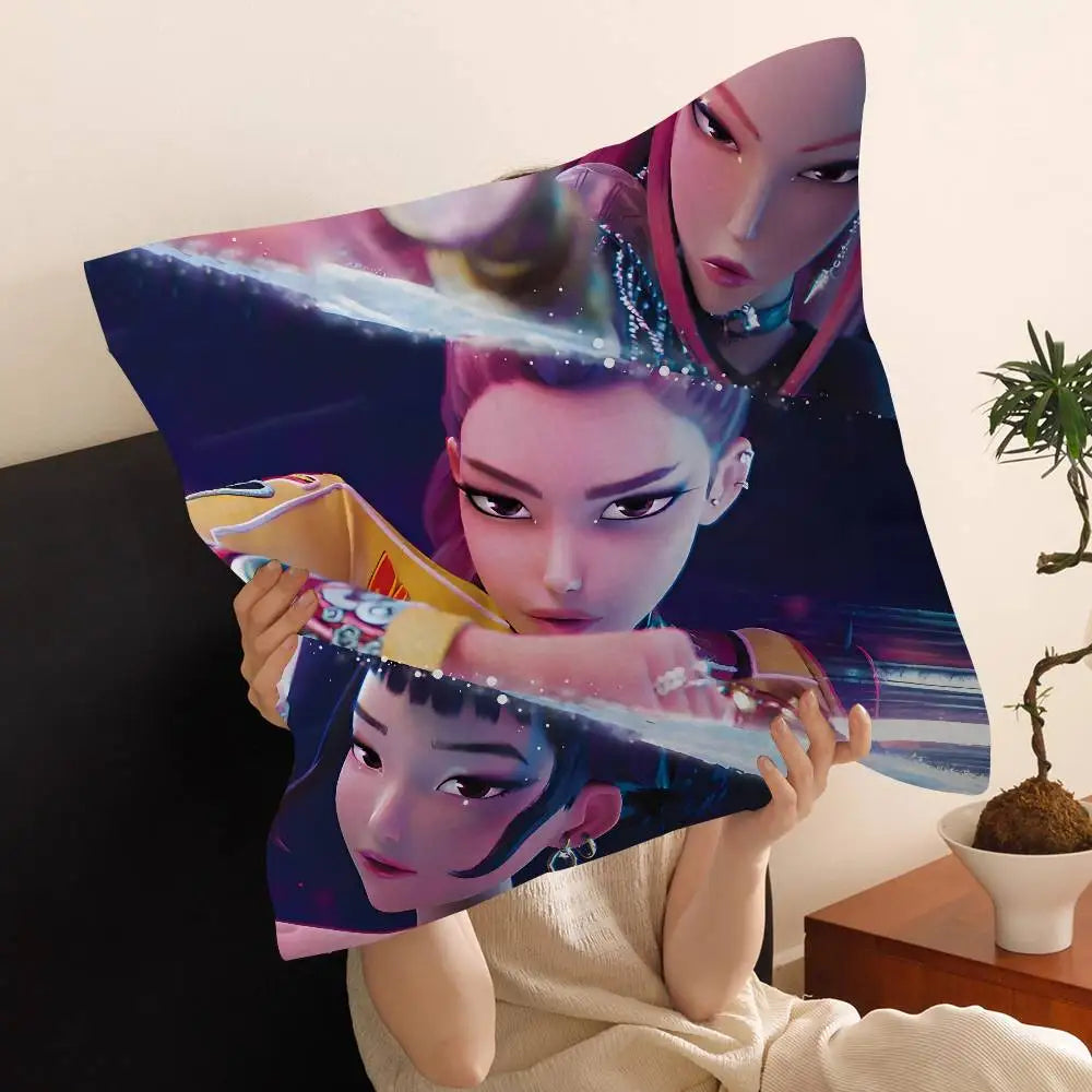 Housse de Coussin KPop Demon Hunters Huntrix Zoey — photo 12