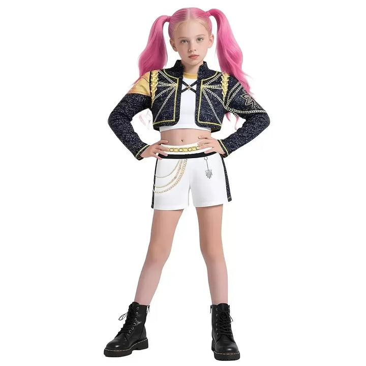 Déguisement Enfant KPop Demon Hunters Mira Huntrix Tenue De Scène