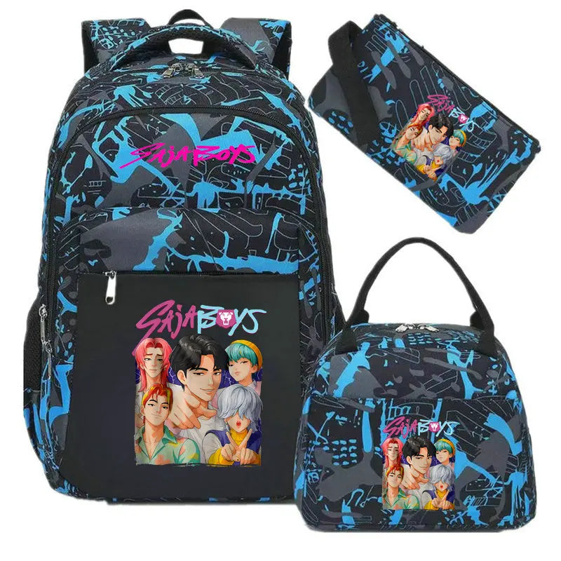 Sac à Dos Ecole KPop Demon Hunters Saja Boys 3 Pièces — photo 32