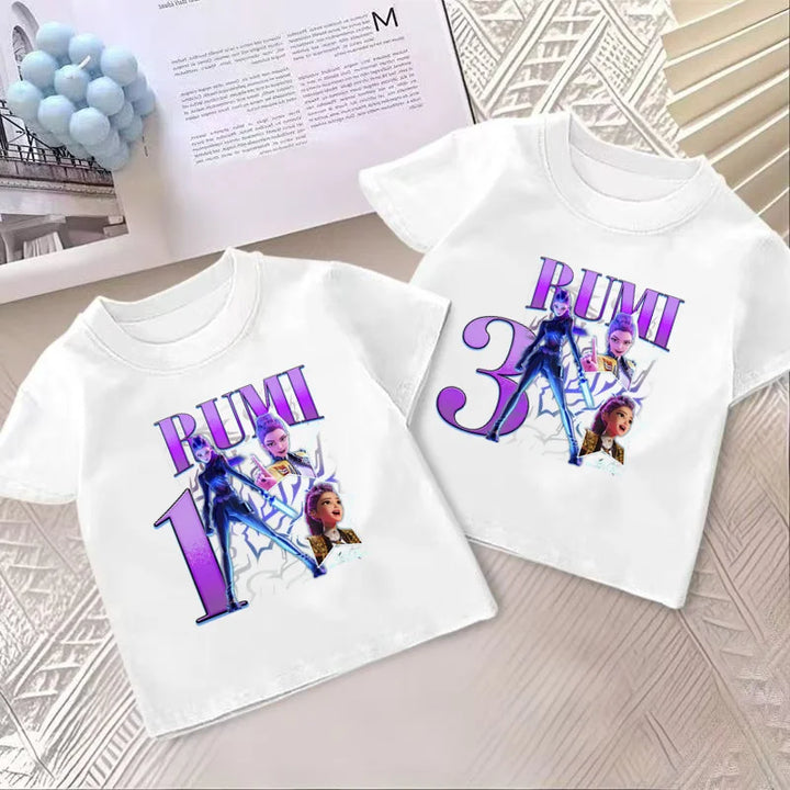 T-shirt KPop Demon Hunters Anniversaire 3ans — photo 2