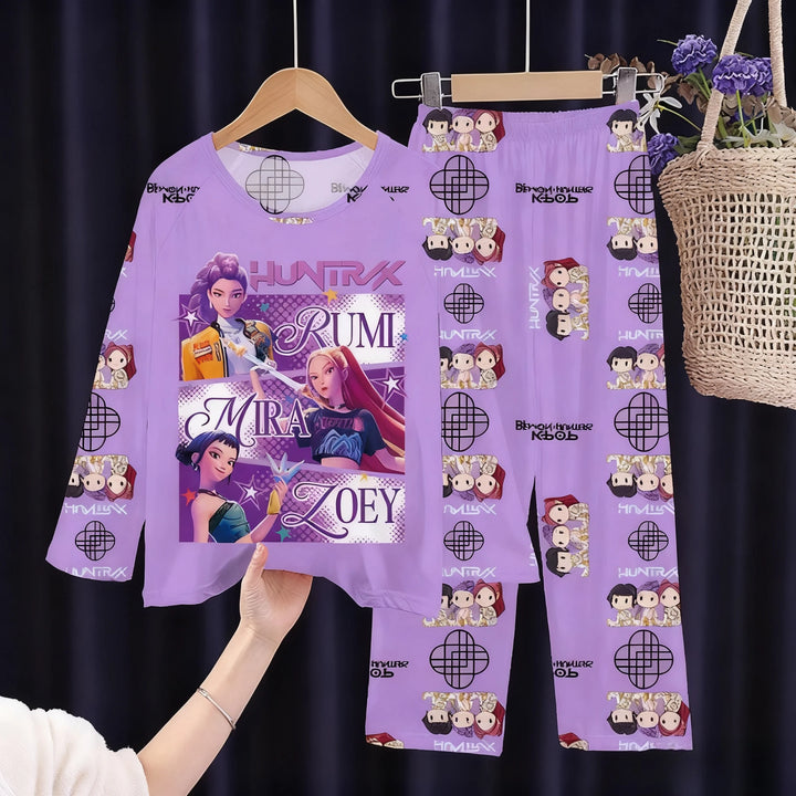 Pyjamas Enfant KPop Demon Hunters Rumi Mira Zoey