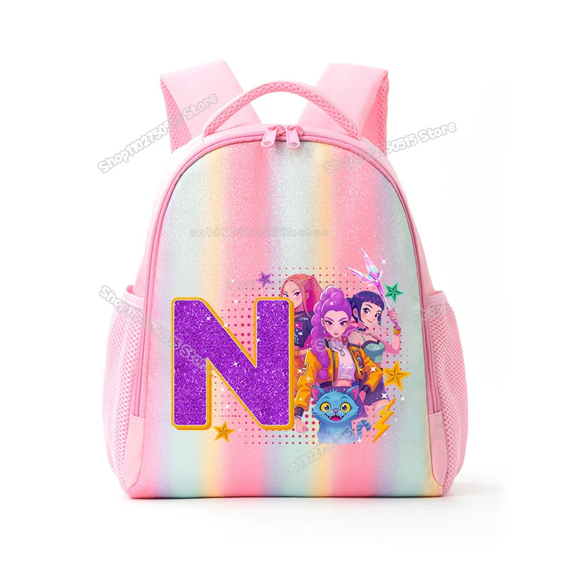 Sac d'Ecole KPop Demon Hunters Lettre Prénom — photo 12