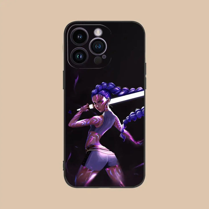 Coque iPhone KPop Demon Hunters Huntrix Rumi Combattante