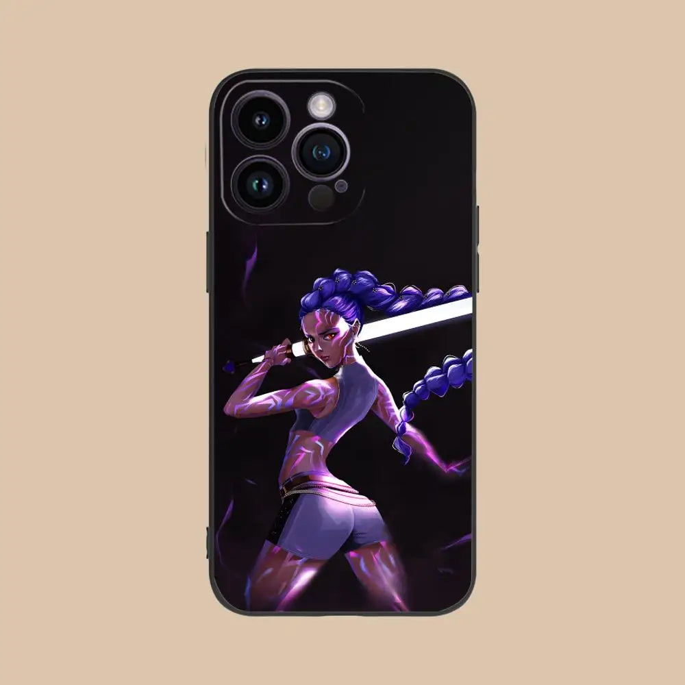 Coque iPhone KPop Demon Hunters Rumi Tenue Blanche — photo 10