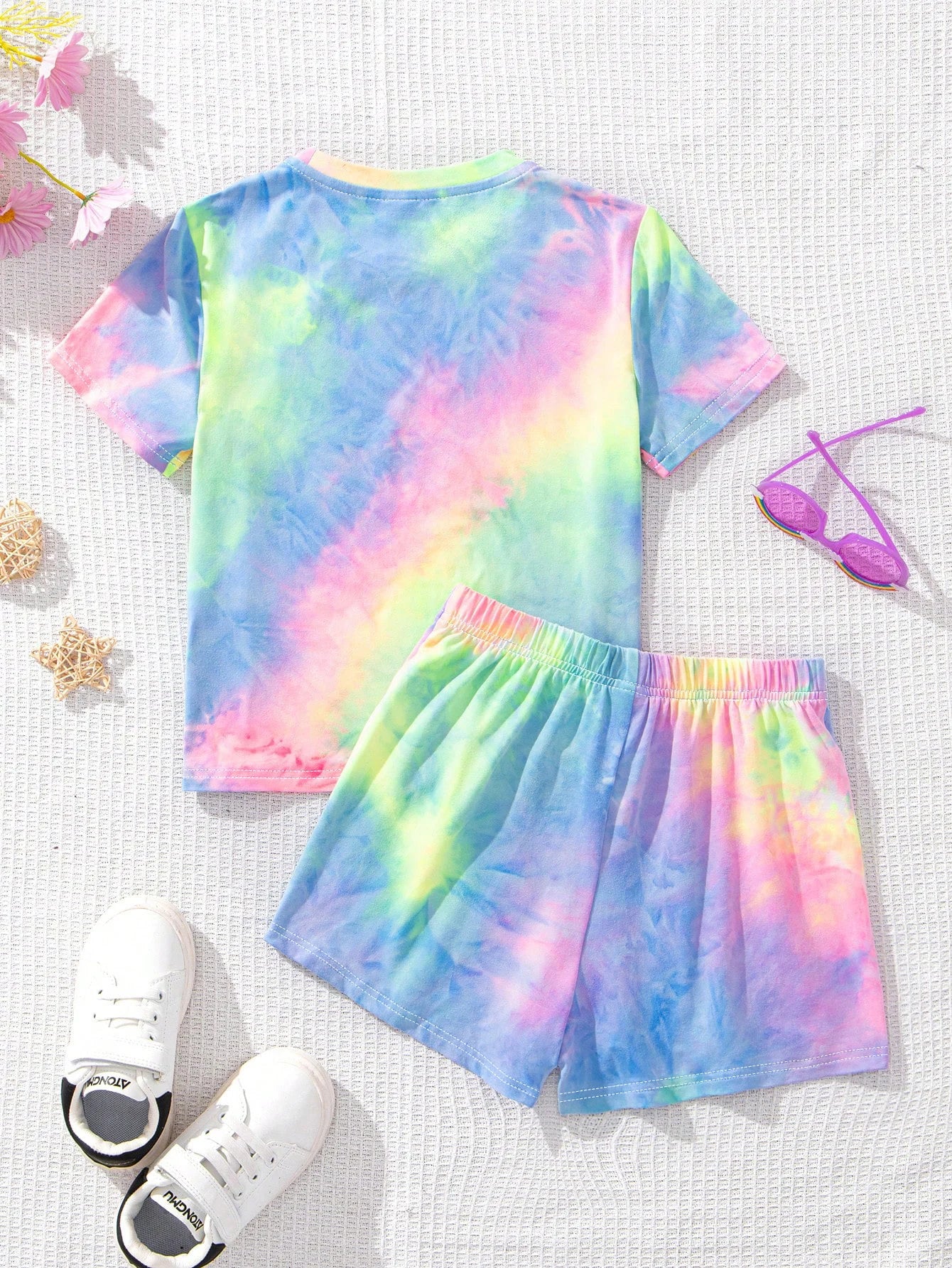 Pyjama Short Enfant KPop Demon Hunters Tie-Dye