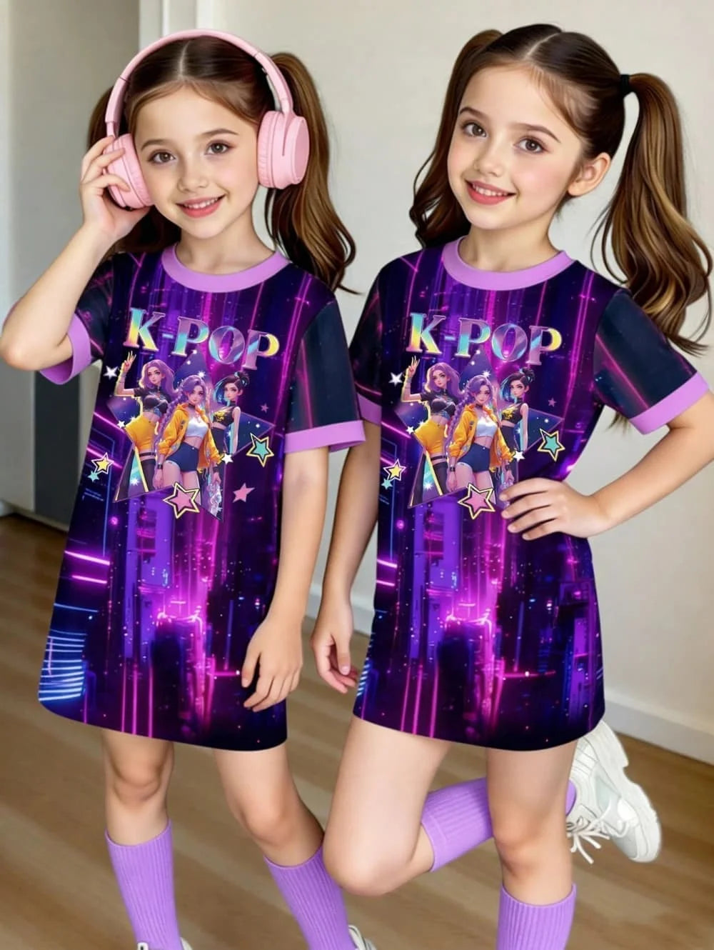 Robe Enfant KPop Demon Hunters Huntrix