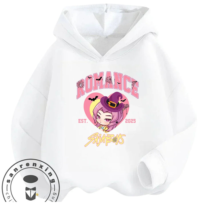Pull Enfant KPop Demon Hunters Romance Blanc