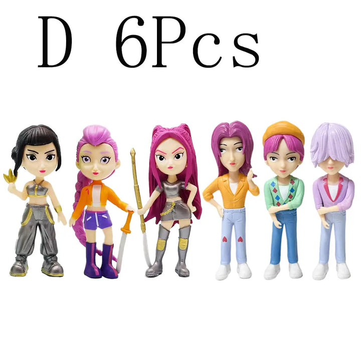 Figurines KPop Demon Hunters Huntrix Et Abby Romance Mystery