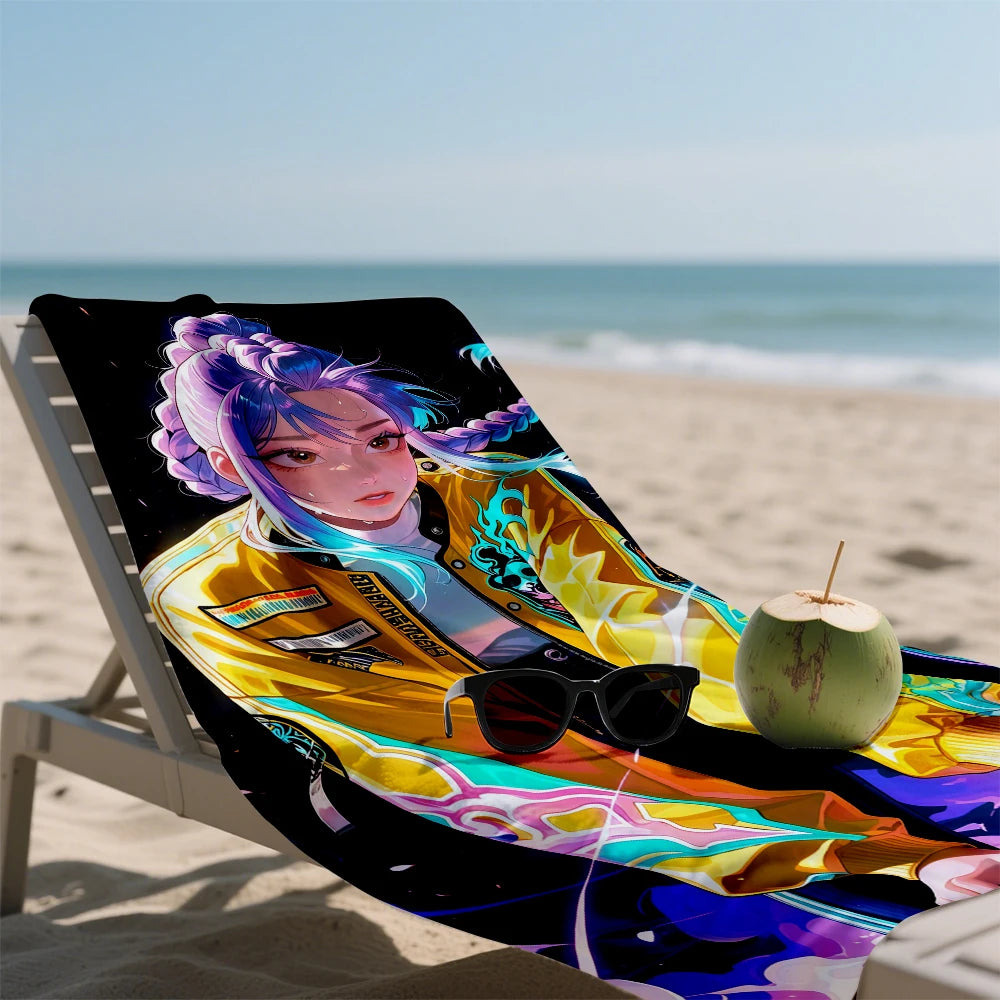 Serviette De Piscine KPop Demon Hunters Huntrix Rumi — photo 2