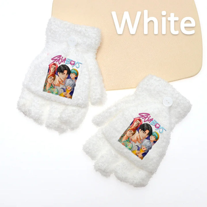 Gants KPop Demon Hunters Saja Boys Blanc