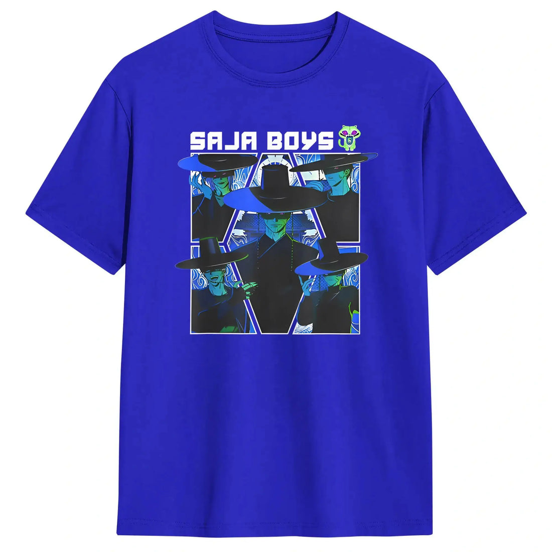 T-shirt KPop Demon Hunters Saja Boys Bleu — photo 7