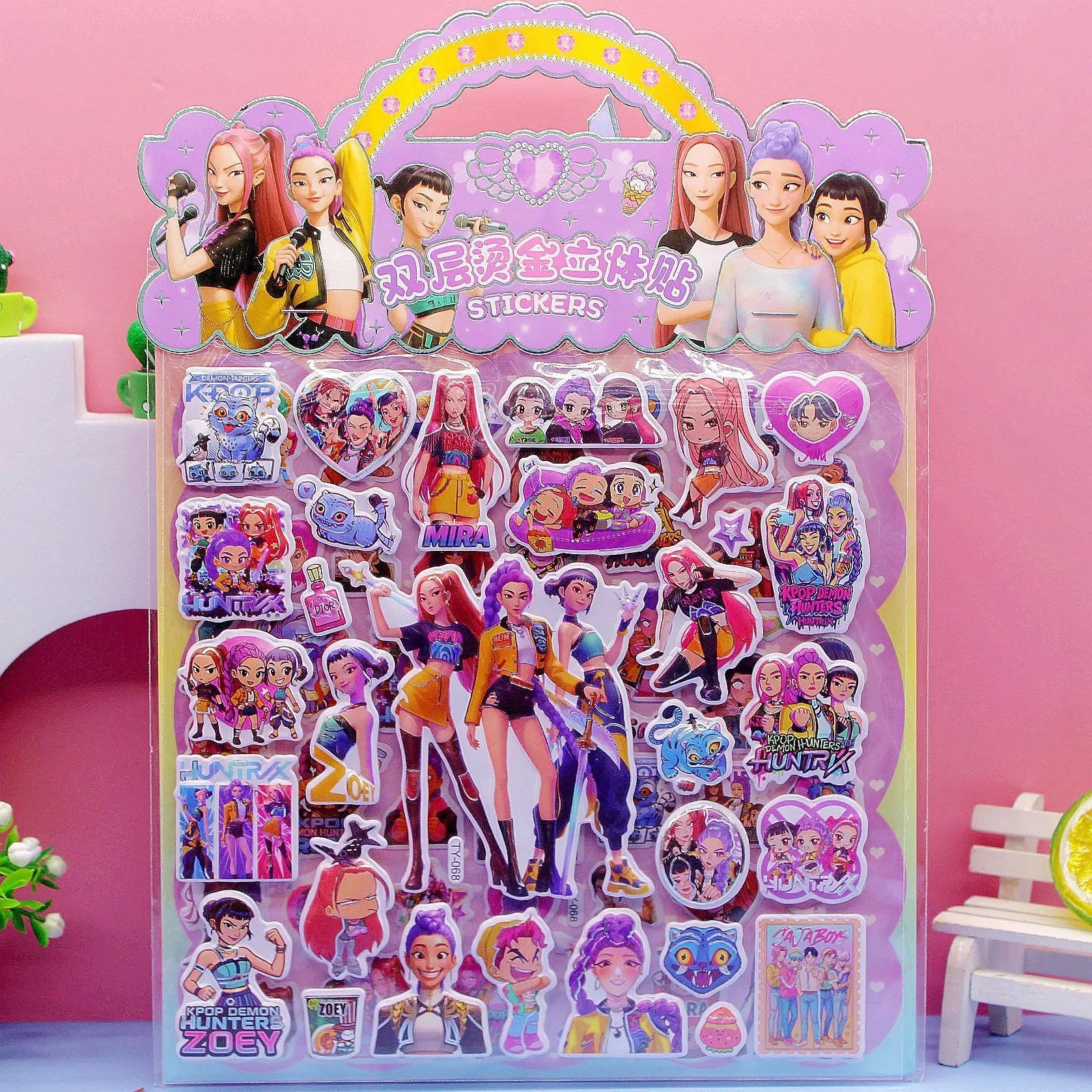 Stickers 3D KPop Demon Hunters Anniversaire — photo 5