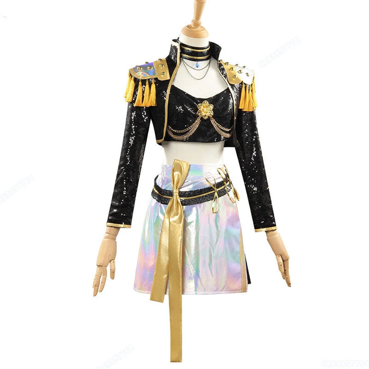 Cosplay Enfant KPop Demon Hunters Huntrix Mira Golden