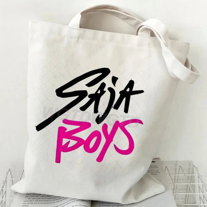 Tote Bag KPop Demon Hunters Saja Boys Logo