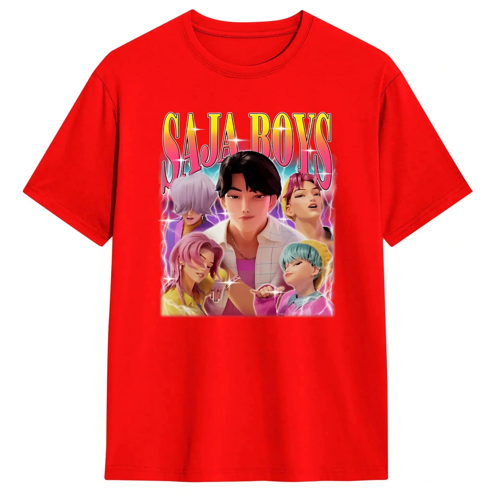 T-shirt KPop Demon Hunters Saja Boys Vintage — photo 9