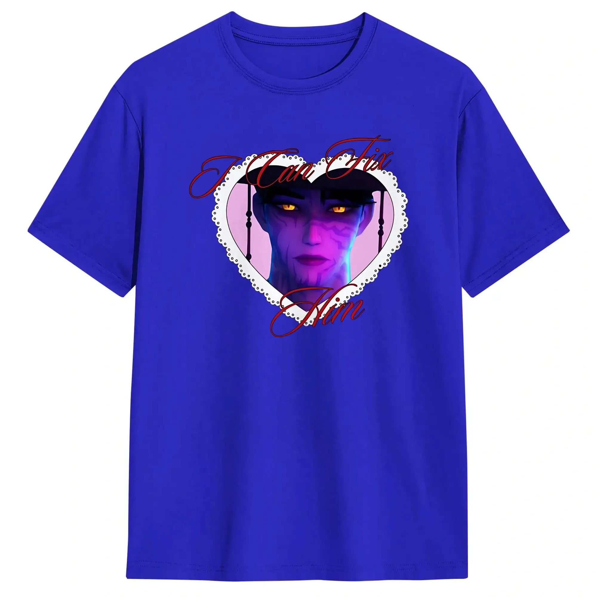 T-shirt KPop Demon Hunters Jinu I Can Fix Him — photo 13