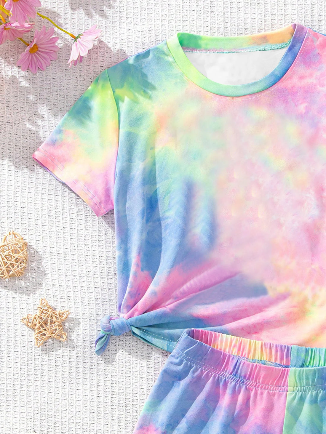 Pyjama Short Enfant KPop Demon Hunters Tie-Dye
