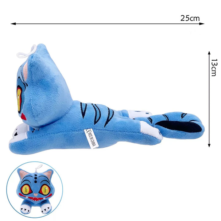 Peluche KPop Demon Hunters Derpy Tigre Bleu