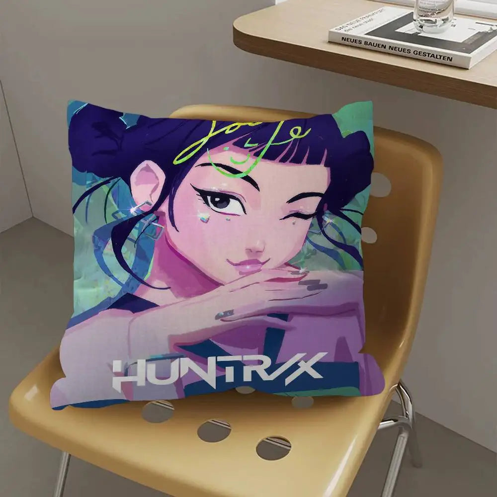 Housse de Coussin KPop Demon Hunters Huntrix Tenue De Combat — photo 5