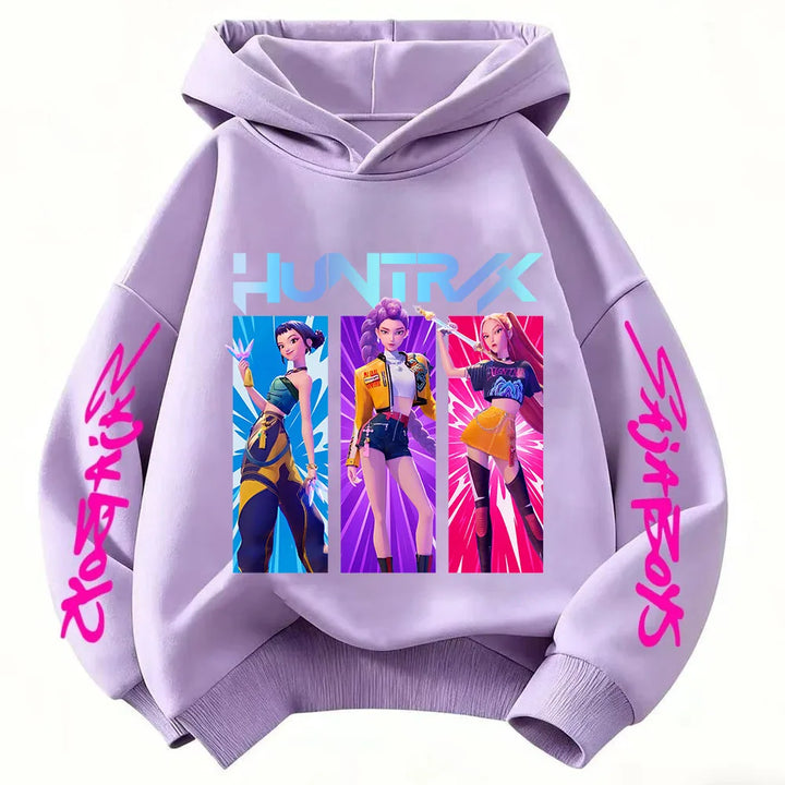 Pull Enfant KPop Demon Hunters Huntrix Violet