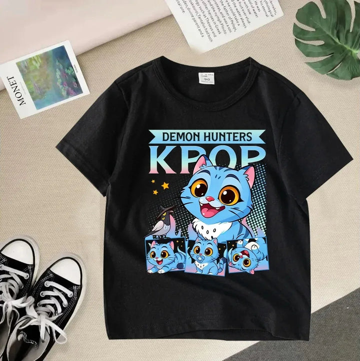 T-Shirt Enfant KPop Demon Hunters Derpy Bébés