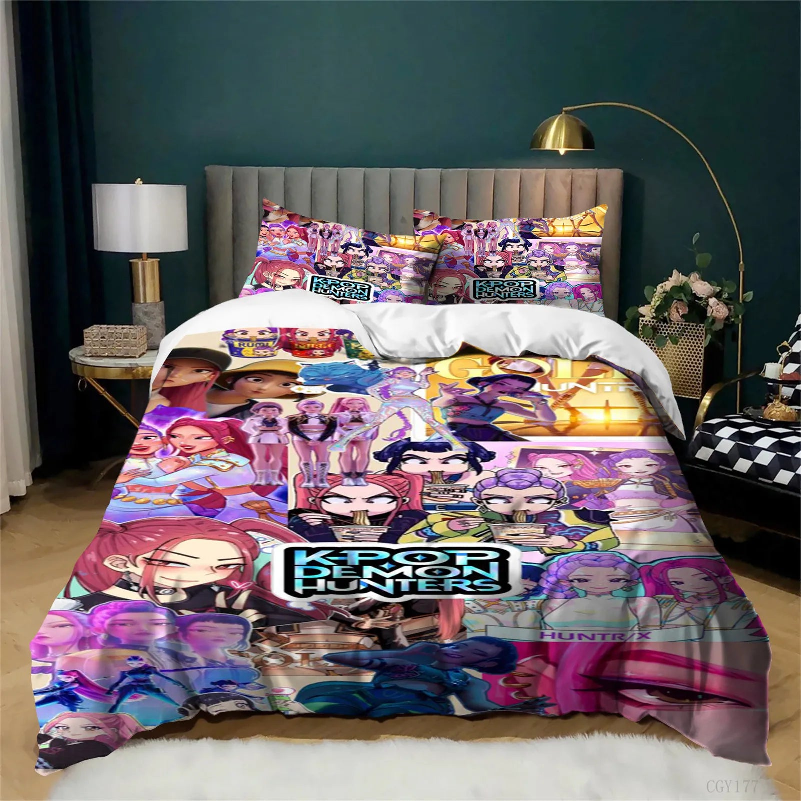 Housse De Couette KPop Demon Hunters Huntrix Mira