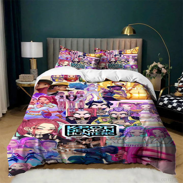 Housse De Couette KPop Demon Hunters Huntrix Mira