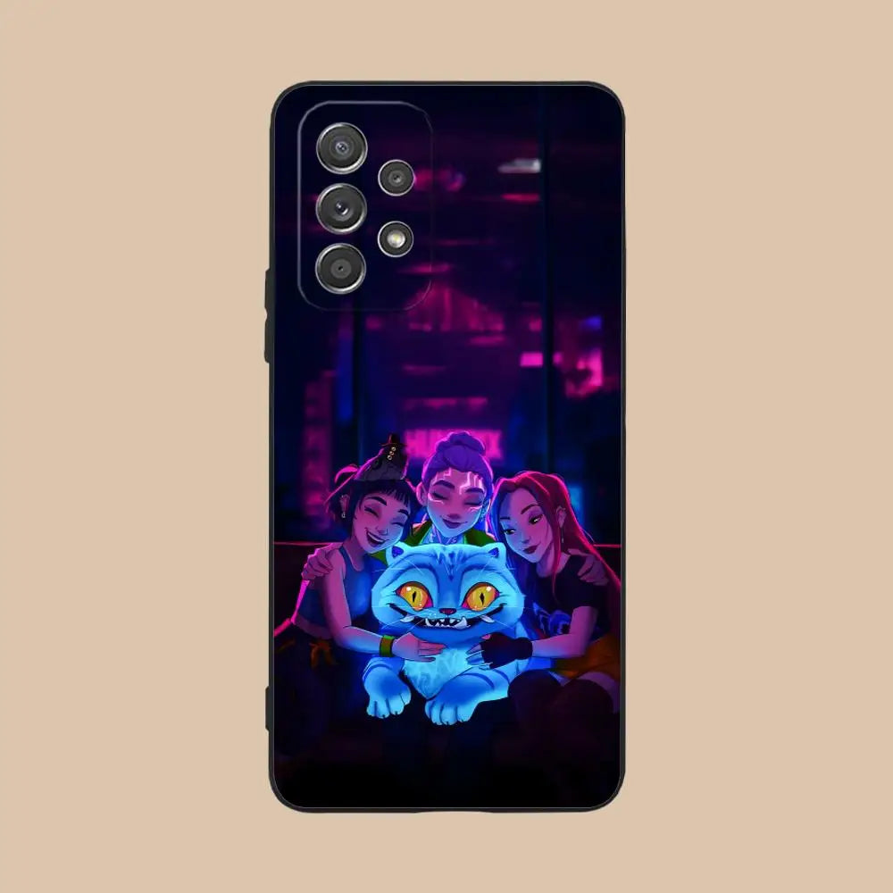 Coque Samsung KPop Demon Hunters Huntrix Et Derpy
