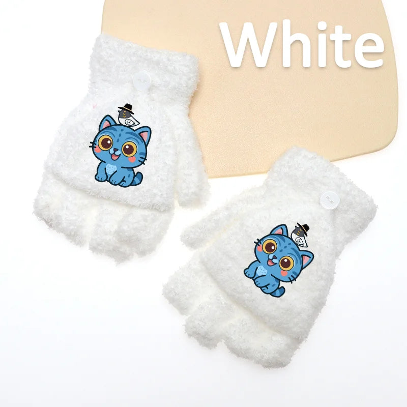 Gants KPop Demon Hunters Derpy Et Sussie Blanc