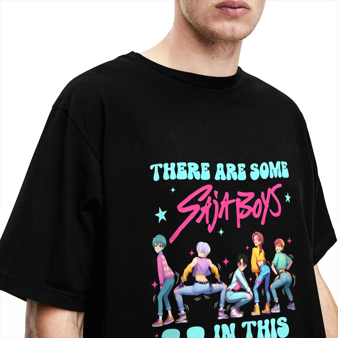 T-shirt KPop Demon Hunters Saja Boys Danse — photo 3