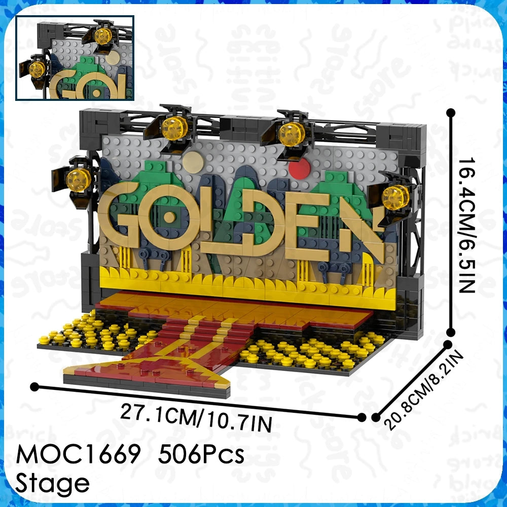 LEGO KPop Demon Hunters Scène Golden
