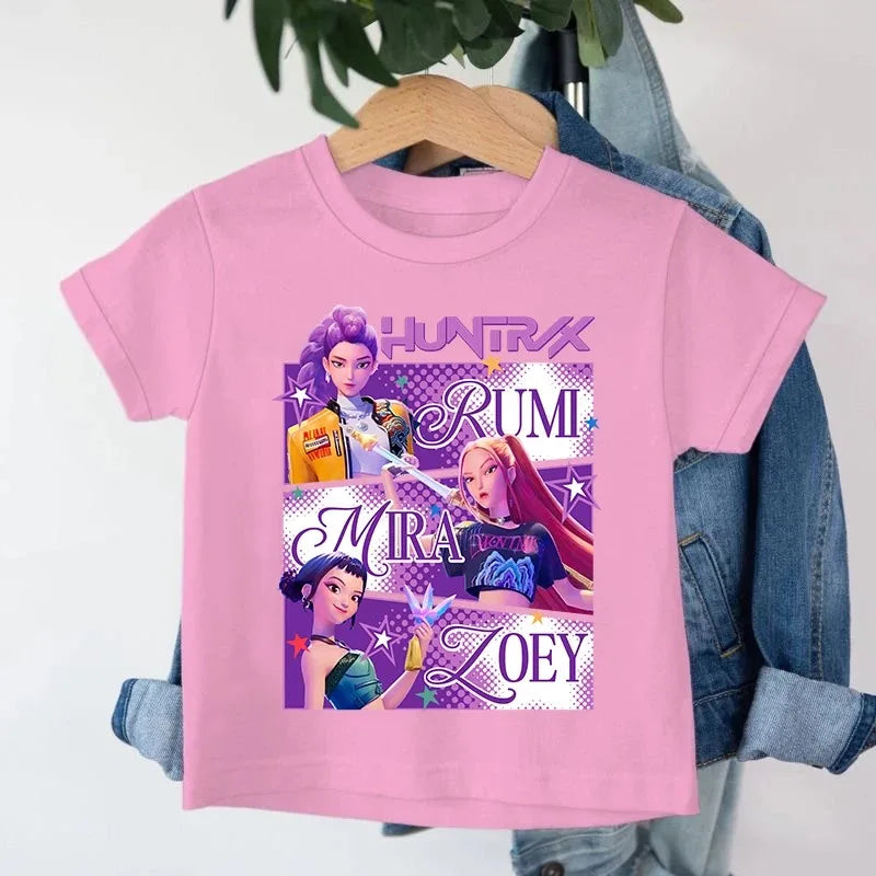 T-shirt Enfant KPop Demon Hunters Combattantes