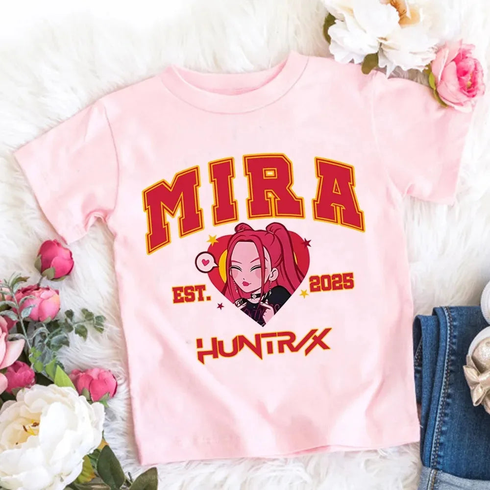 T-shirt Enfant KPop Demon Hunters Mira Huntrix