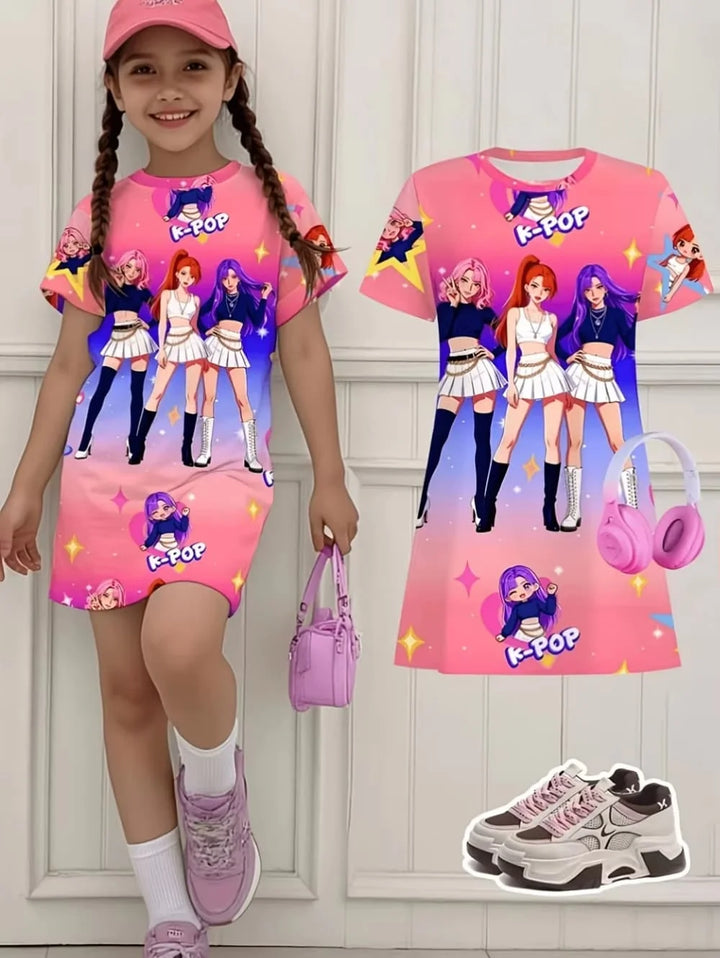 Robe Enfant KPop Demon Hunters Huntrix