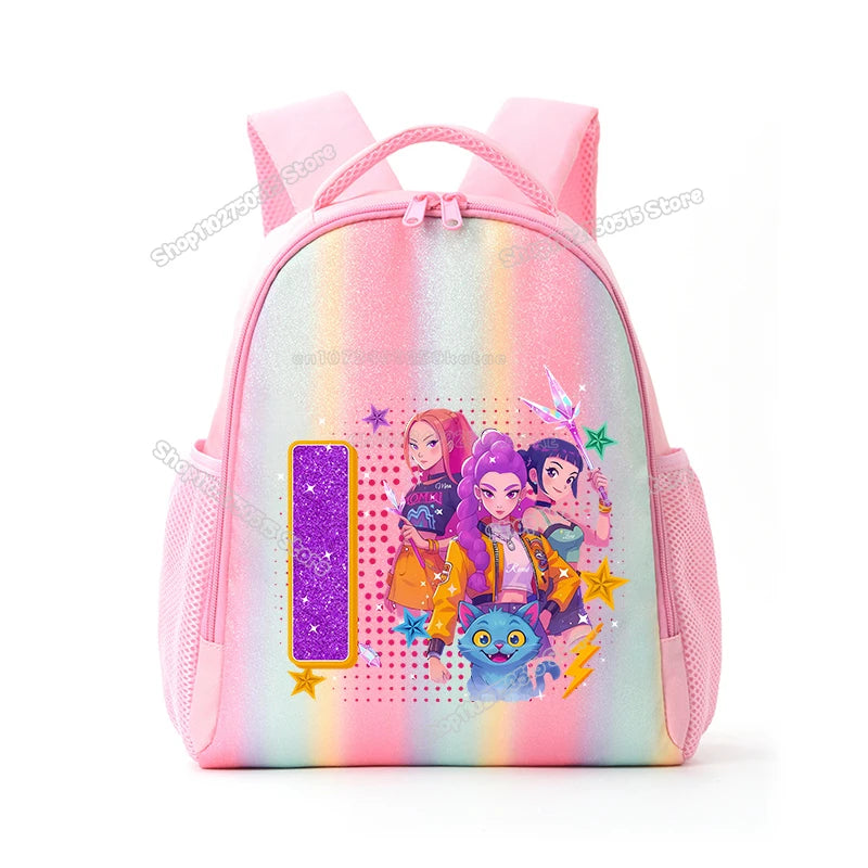 Sac d'Ecole KPop Demon Hunters Lettre Prénom — photo 15