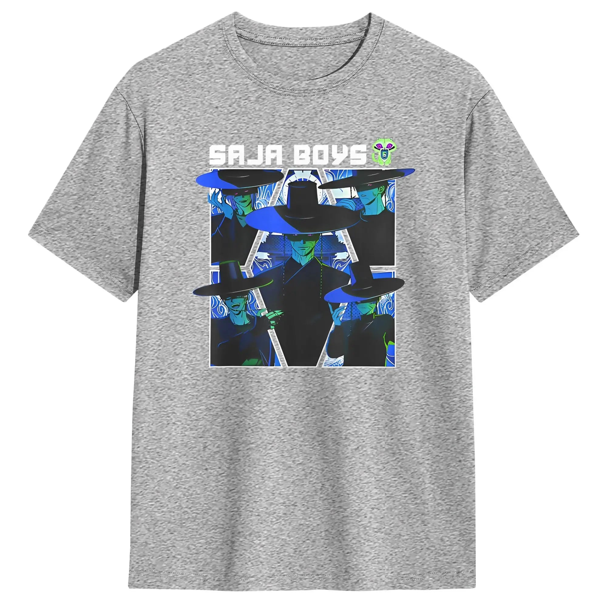 T-shirt KPop Demon Hunters Saja Boys Bleu — photo 13