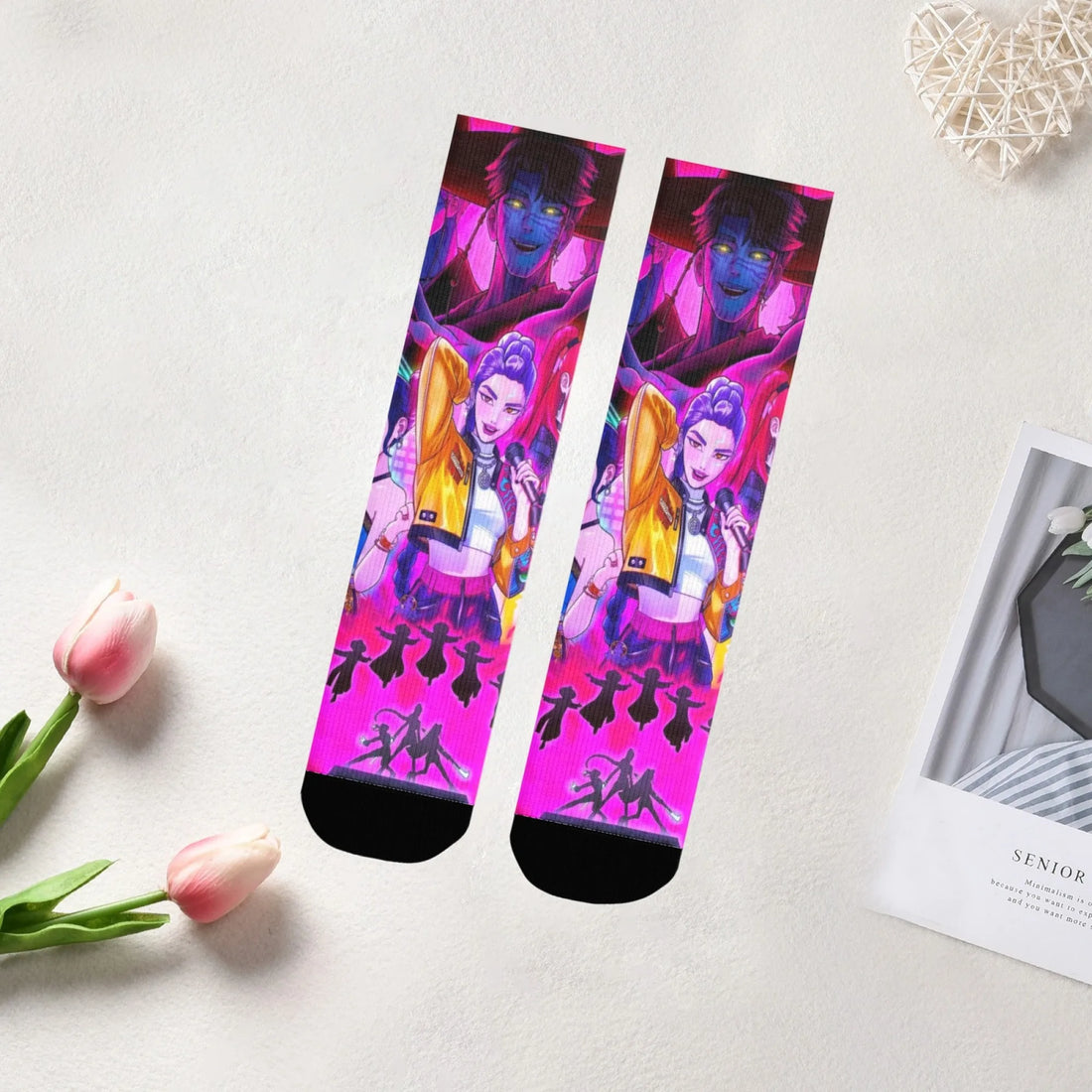 Chaussette KPop Demon Hunters Huntrix Rumi