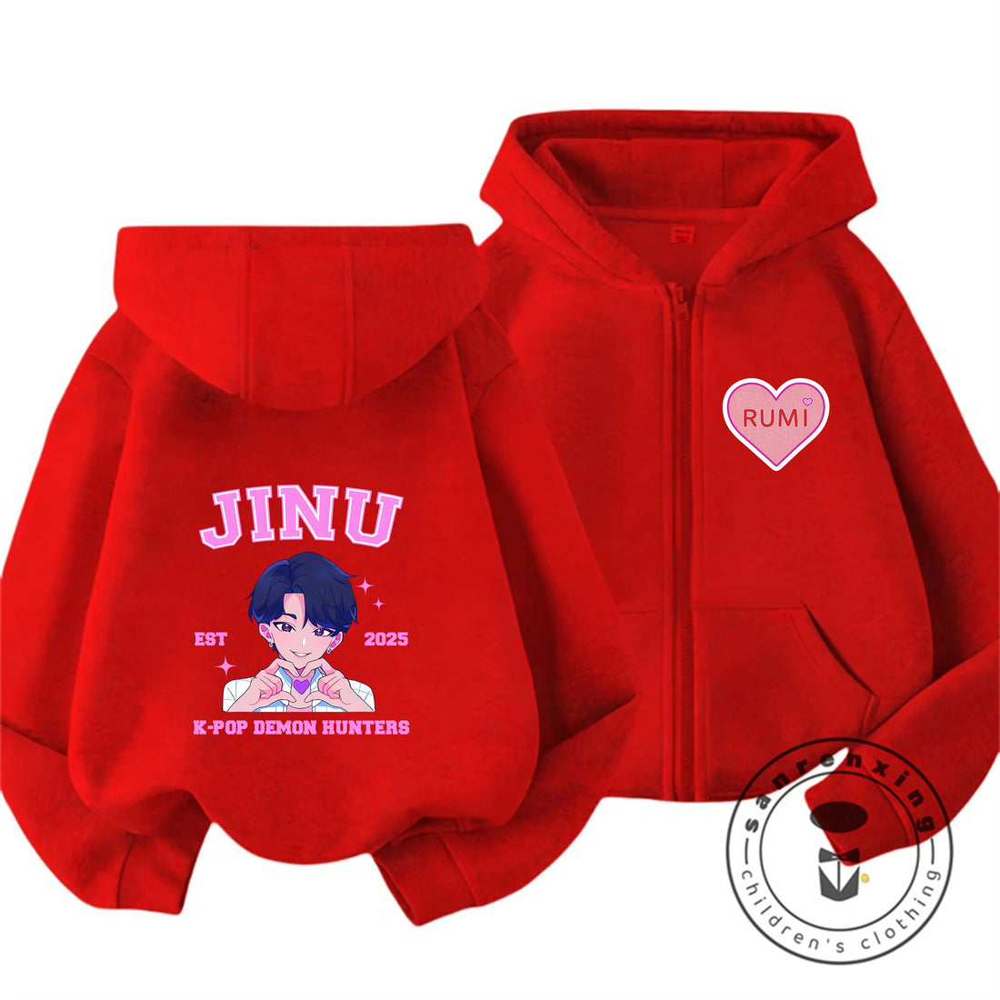 Gilet à Capuche Enfant KPop Demon Hunters Baby Bleu — photo 20