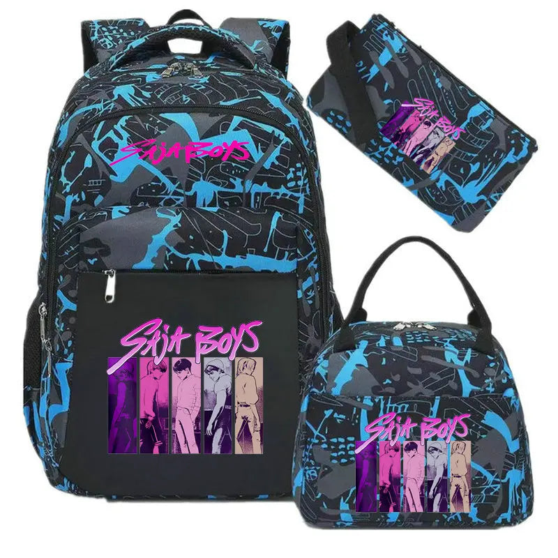 Sac à Dos Ecole KPop Demon Hunters Saja Boys 3 Pièces — photo 17