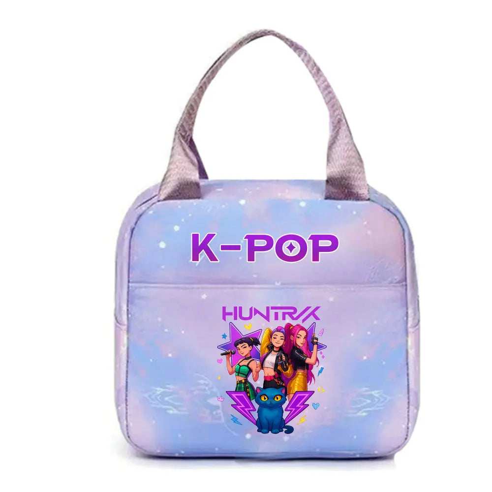 Lunch Bag KPop Demon Hunters Huntrix Et Derpy Bleu — photo 15