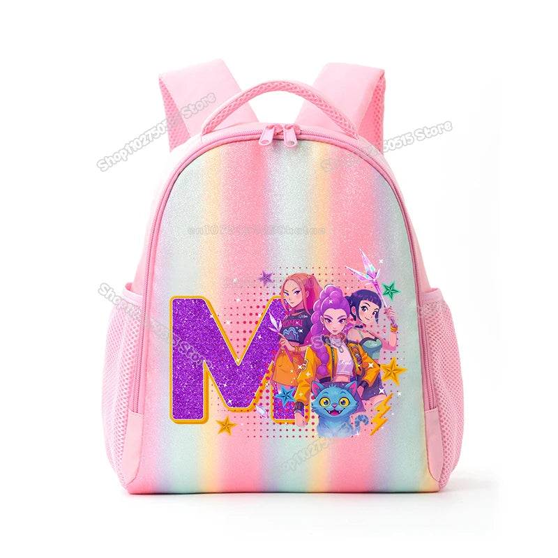 Sac d'Ecole KPop Demon Hunters Lettre Prénom — photo 8
