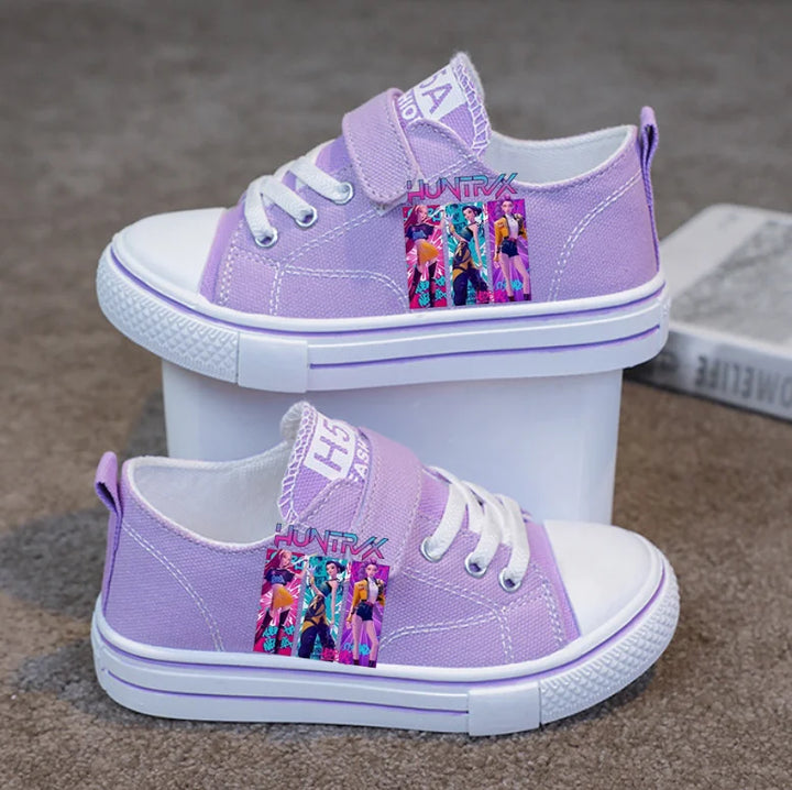 Chaussures A Scratch KPop Demon Hunters Huntrix Violet