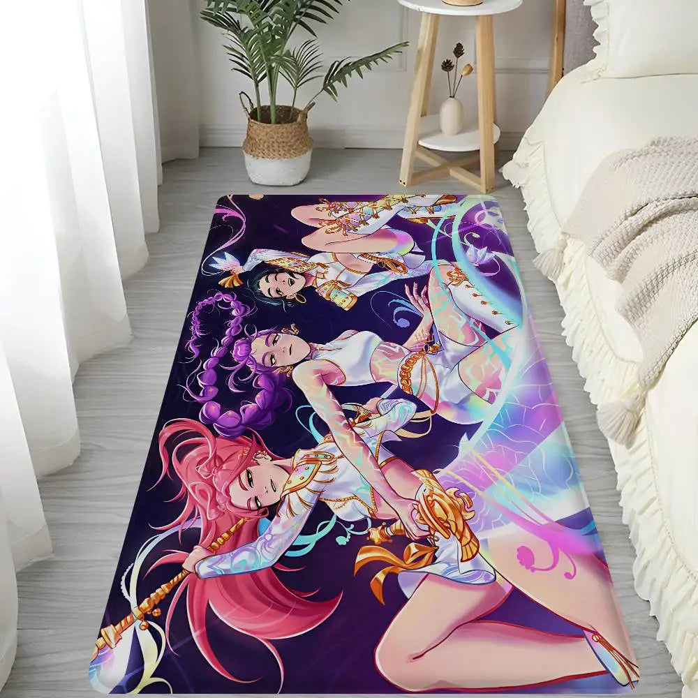 Tapis KPop Demon Hunters Tenue Golden