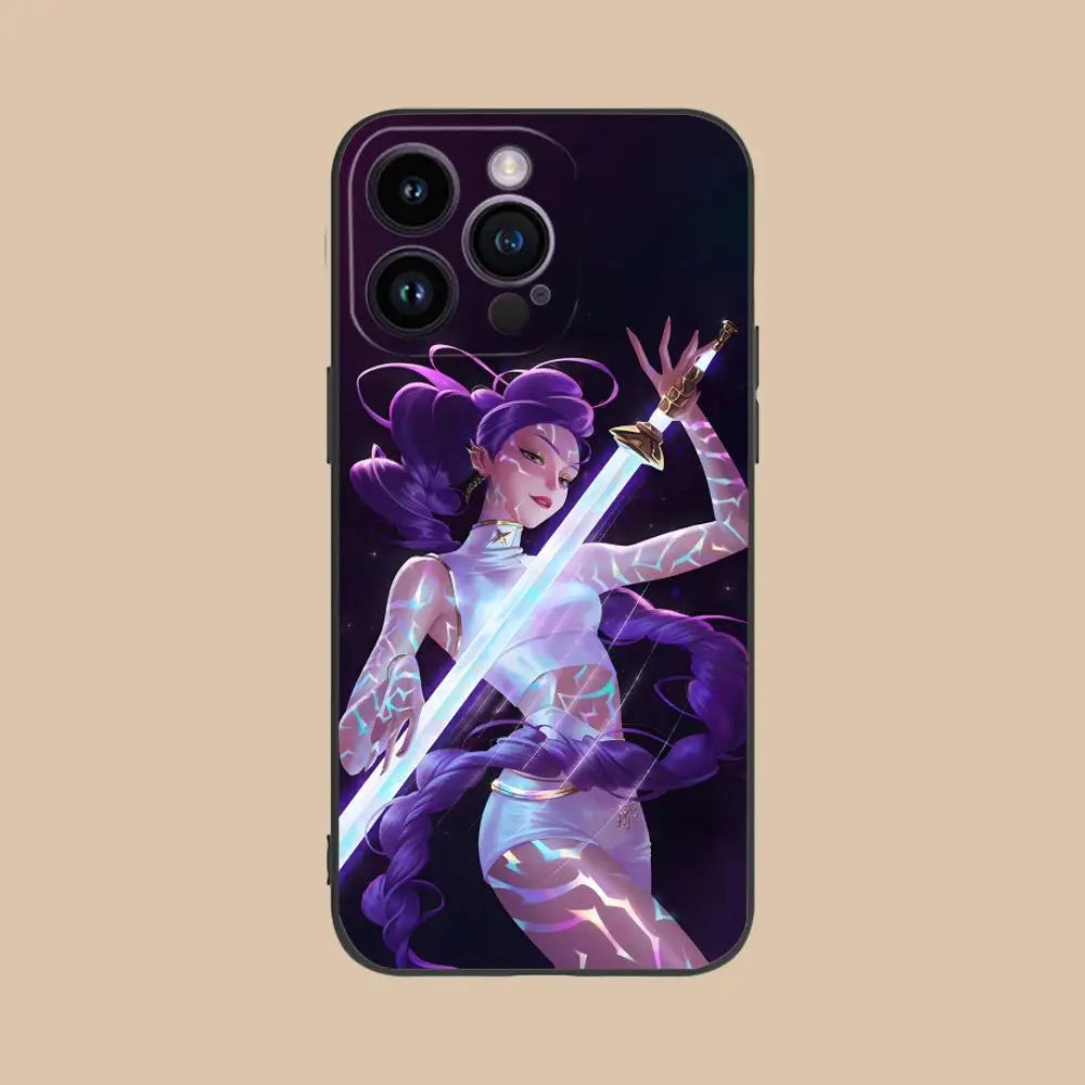 Coque iPhone KPop Demon Hunters Rumi Tenue Blanche