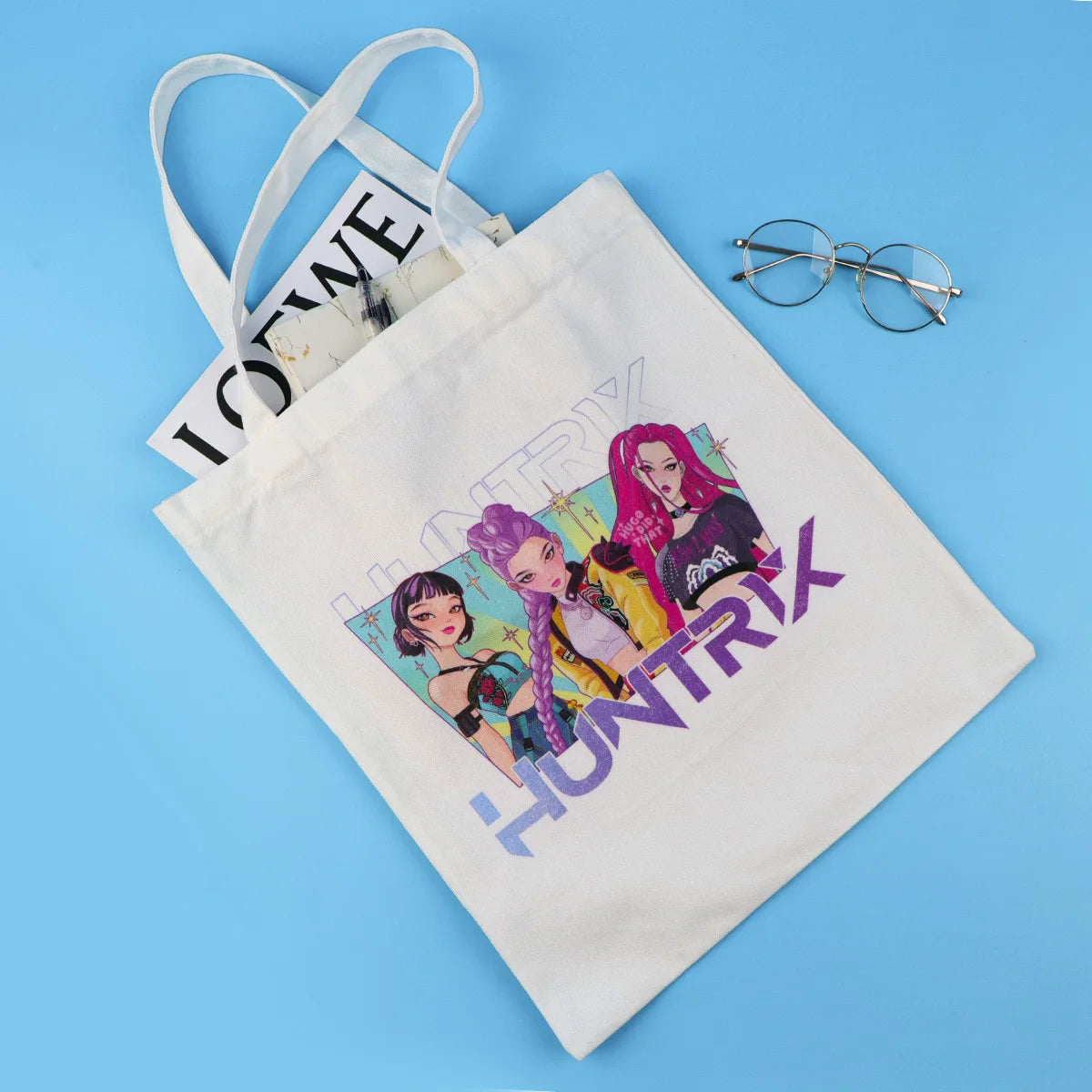 Tote Bag KPop Demon Hunters Huntrix Dessin Animé — photo 2