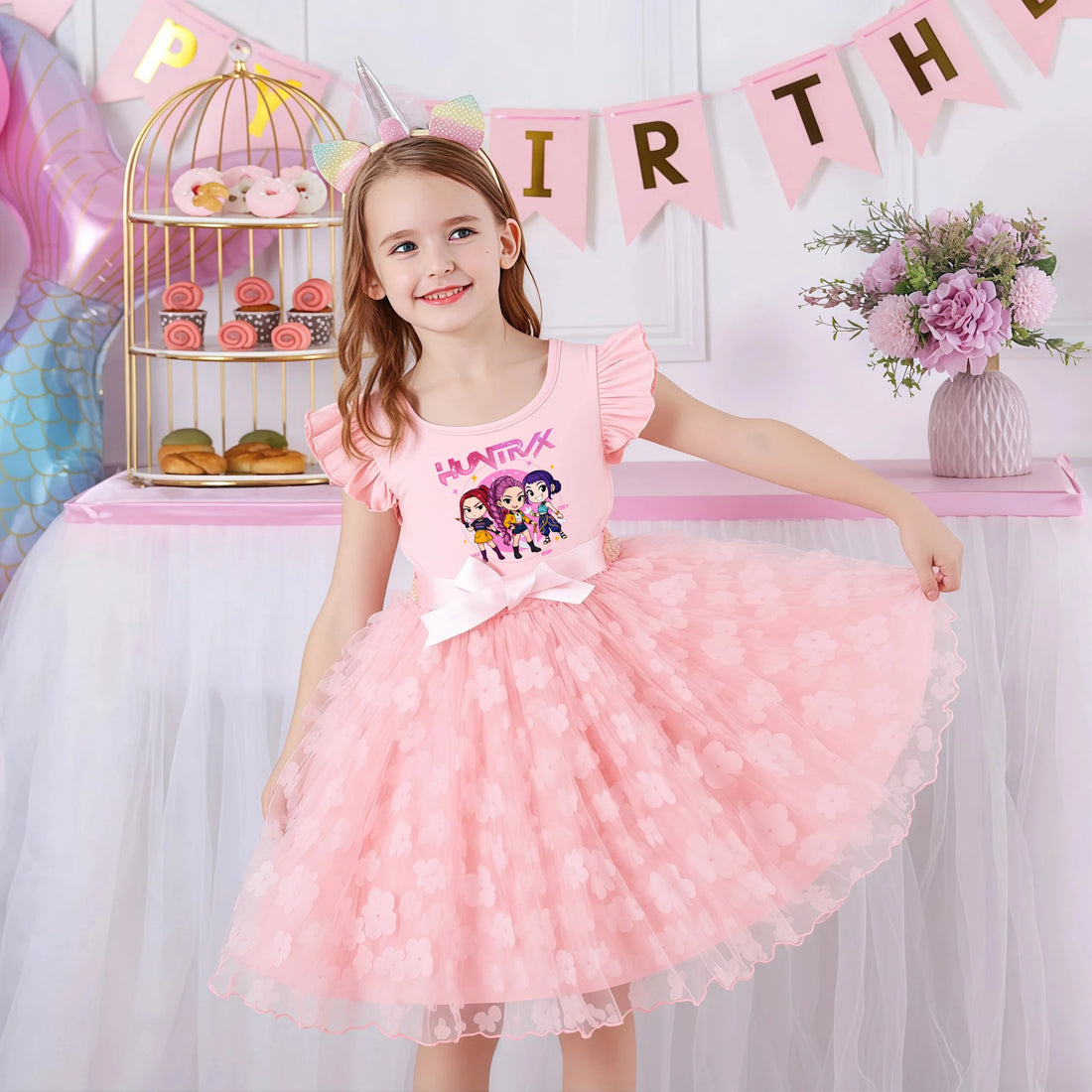 Robe De Princesse KPop Demon Hunters Rose