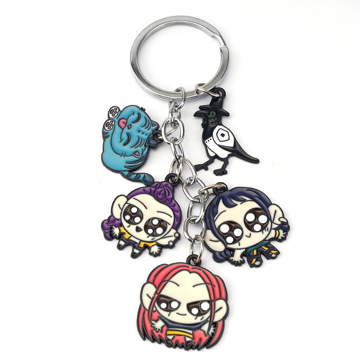 Porte-Clé KPop Demon Hunters Huntrix Kawaii