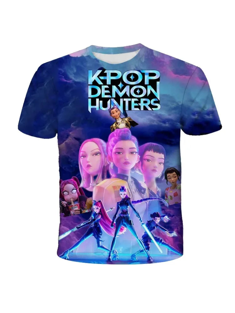 T-shirt KPop Demon Hunters Scène De Film — photo 17