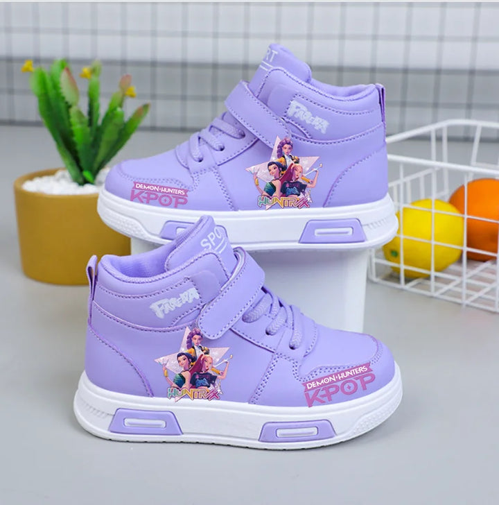 Chaussures Montante KPop Demon Hunters Huntrix Etoile Violette