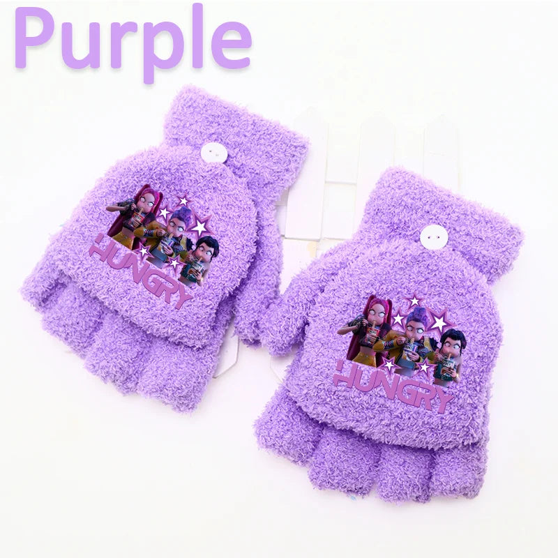 Gants KPop Demon Hunters Hungry Violet